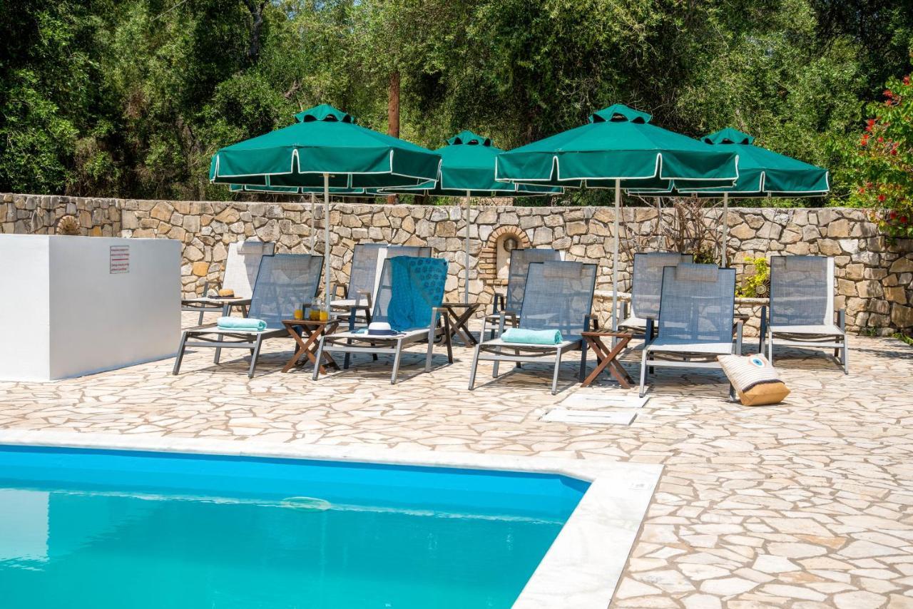 Livadi Studios With Pool Лакка Екстер'єр фото